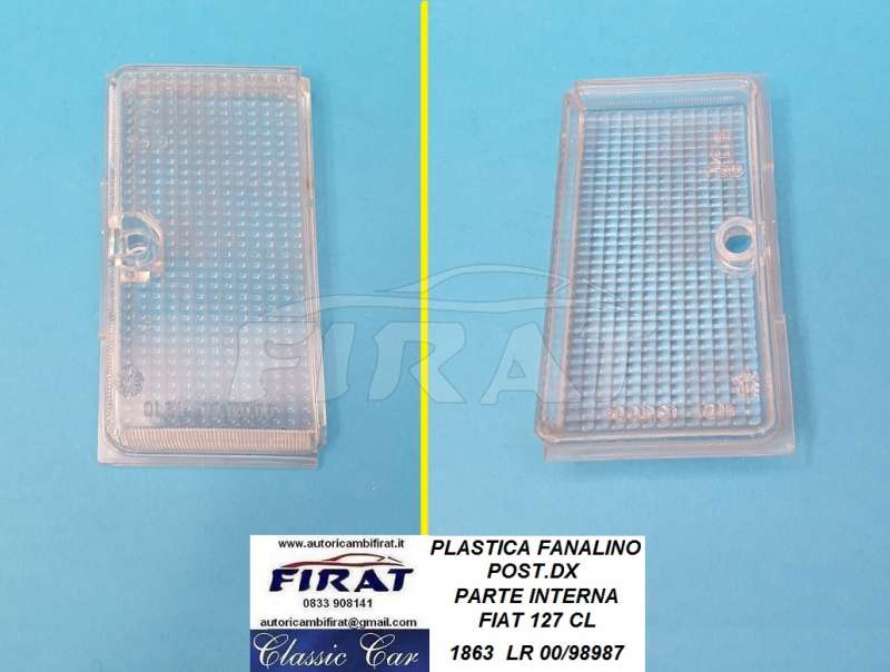 PLASTICA FANALINO FIAT 127 CL INT. POST.DX (1863)